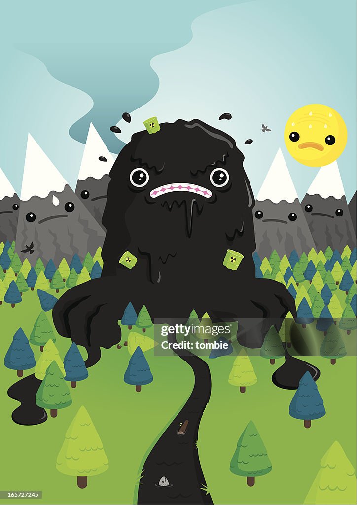 Toxic Pollution Monster