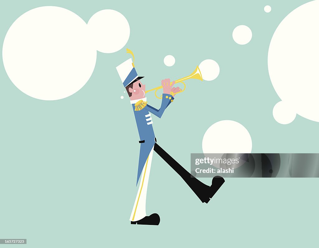 Marching Band Trumpet Player