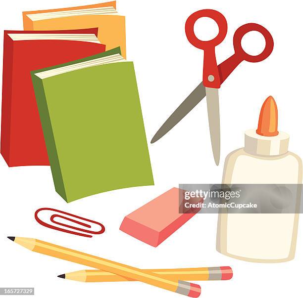 schulzubehör - scissor stock-grafiken, -clipart, -cartoons und -symbole