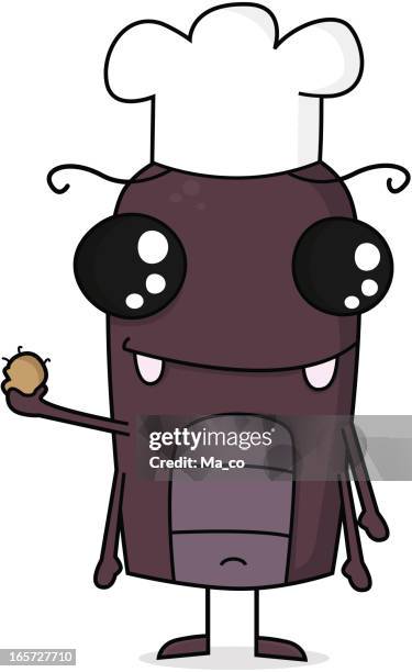 illustrations, cliparts, dessins animés et icônes de blatte dessin animé de cuisine - poux