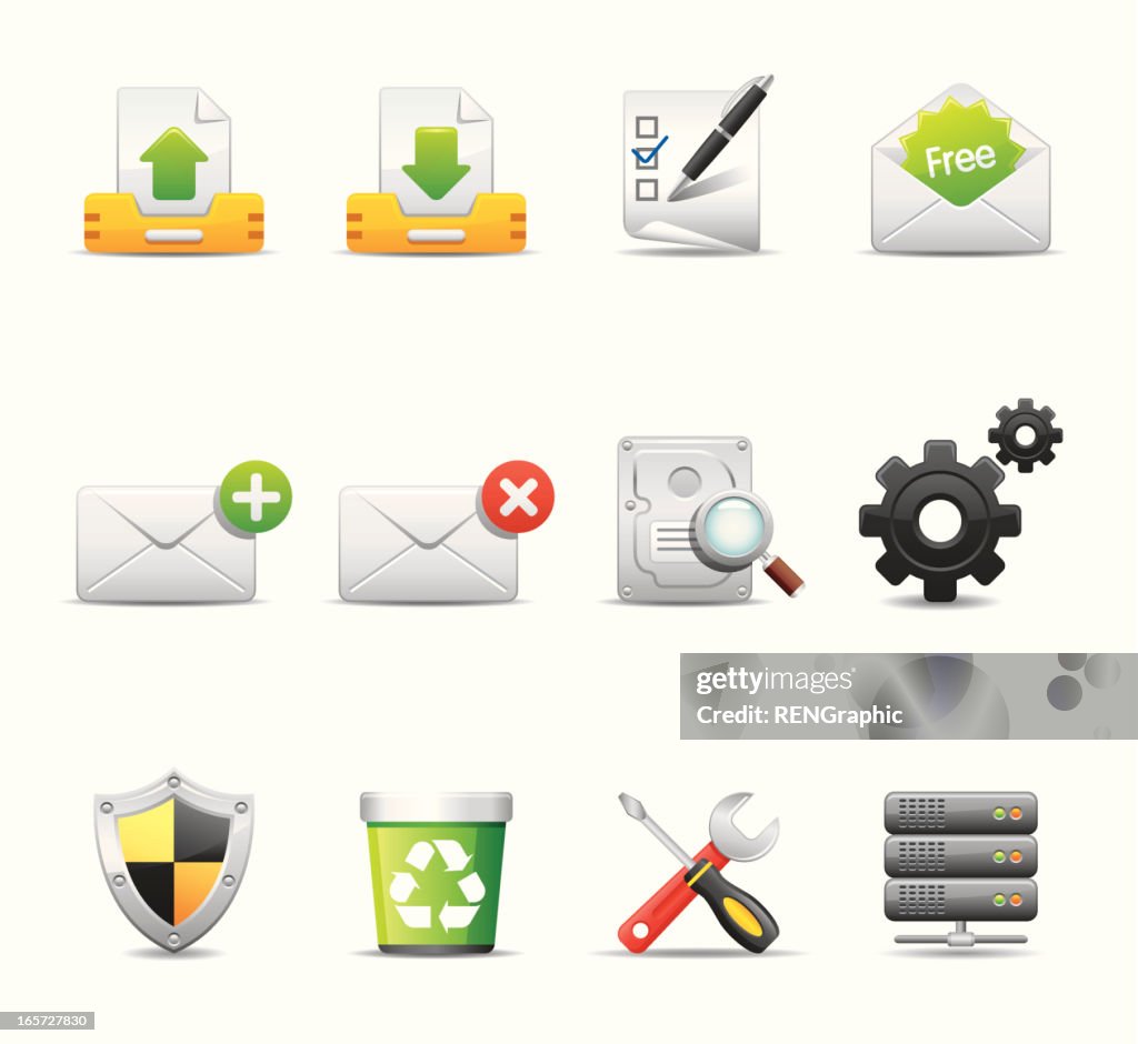 Internet & Web Icon Set | Elegant Series