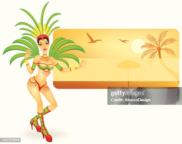 illustrations, cliparts, dessins animés et icônes de danseur carnaval - danseuse