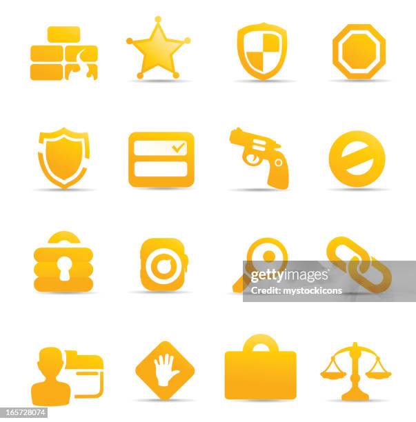 security icons - security pass stock illustrations