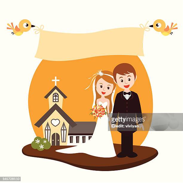 Man Woman Getting Married Clip Art Photos and Premium High Res Pictures ...
