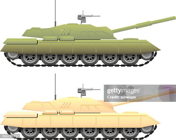 battle tank - digital camouflage pattern stock illustrations