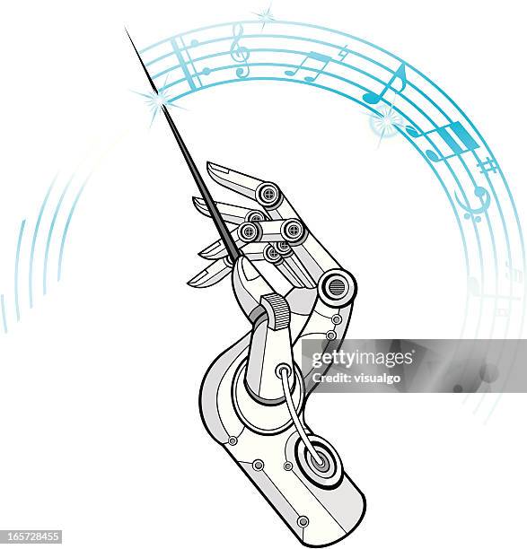 music conductor - orchestra conductor stock illustrations