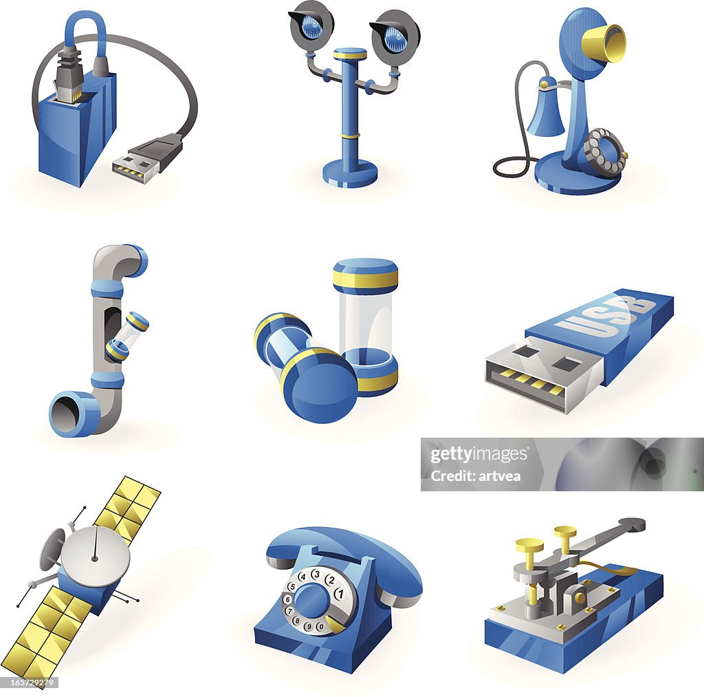 Communication Module Vector Image Communication Series High-Res Vector Graphic - Getty Images