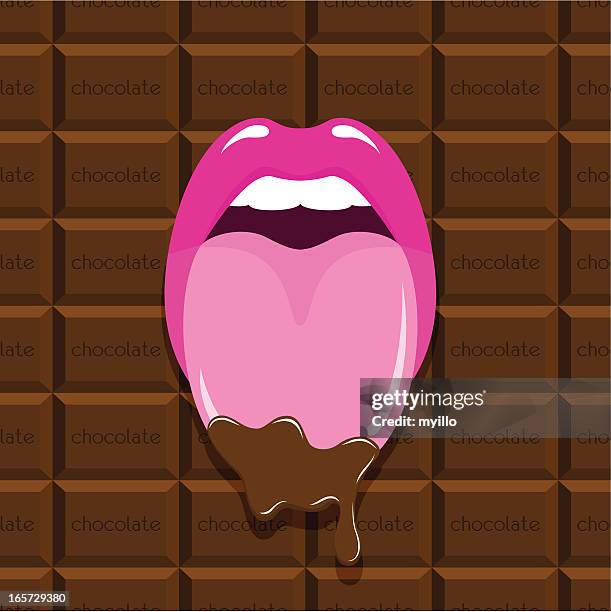 love chocolate choco-alcoholic - milk chocolate stock illustrations