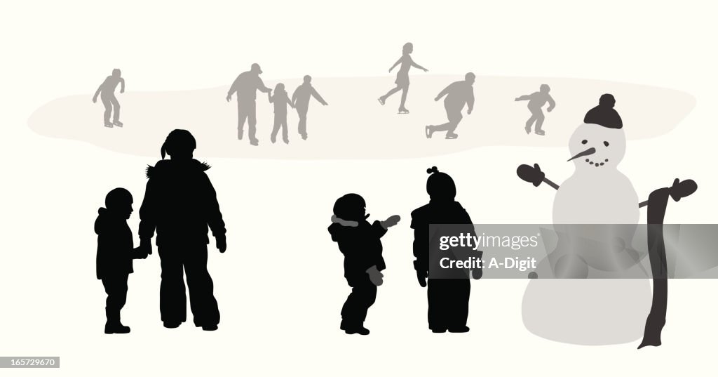 Its Winter Vector Silhouette High-Res Vector Graphic - Getty Images