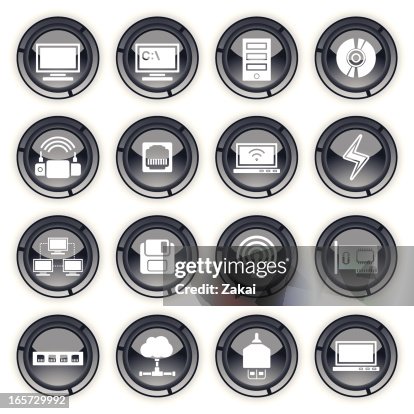 Network Devices and Components | Grey Buttons Network Devices and Components | Grey Buttons