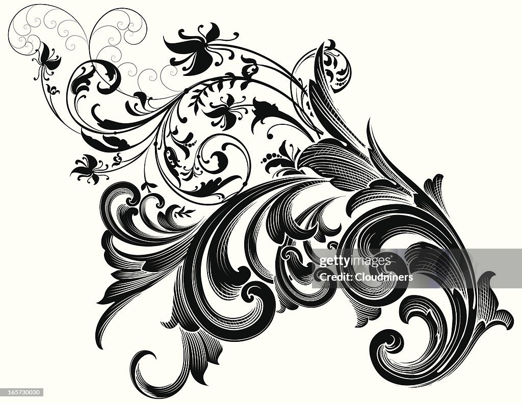 Scrollwork Ornamental High-Res Vector Graphic - Getty Images