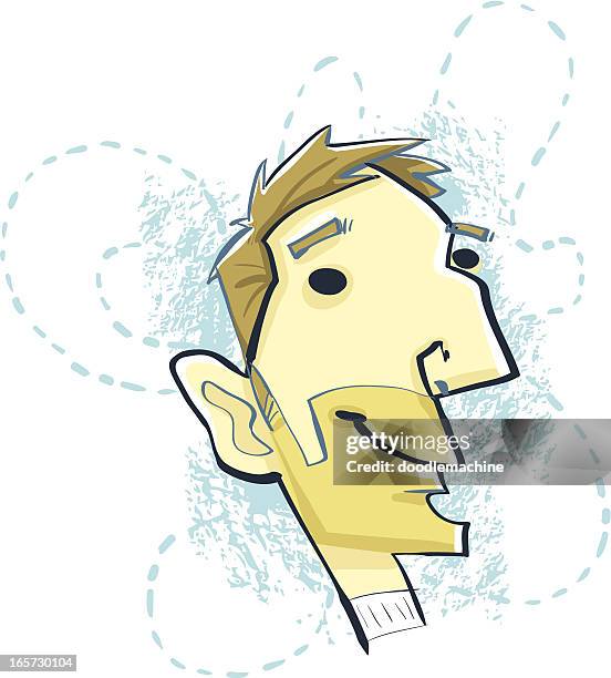 clyde - turtle neck stock illustrations
