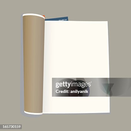 Empty magazine template Empty magazine template