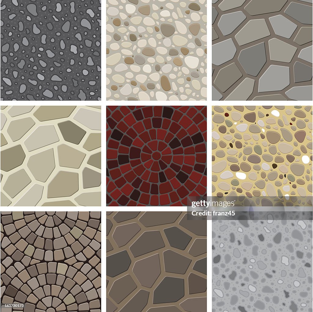 シームレステクスチャ階のインテリア