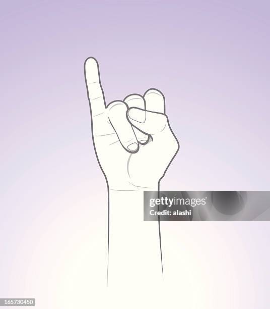 little finger (pinkie - kleiner finger stock-grafiken, -clipart, -cartoons und -symbole