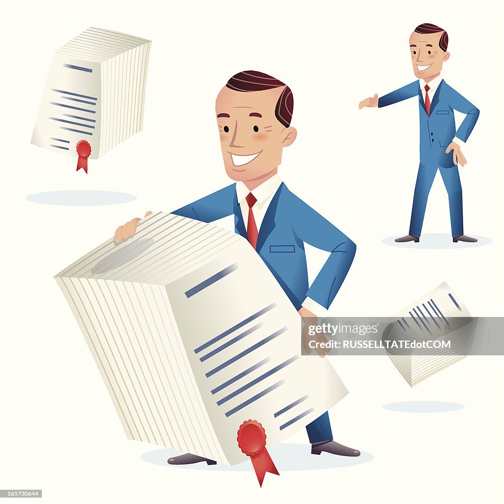 Homem por trás de grandes Contrato