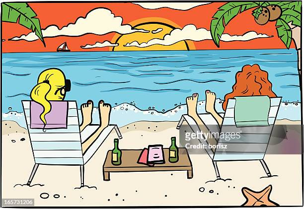 45 Orange Sunset Beach Cartoon Photos and Premium High Res Pictures - Getty  Images