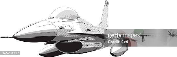 illustrations, cliparts, dessins animés et icônes de avion jet avion - fighter plane