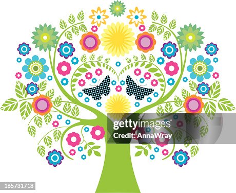 Happy Tree High-Res Vector Graphic - Getty Images