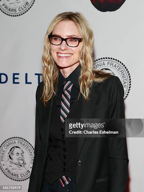 Singer/songwriter Aimee Mann attends The Friars Club Roast Honors Jack Black at New York Hilton and Towers on April 5, 2013 in New York City.