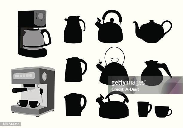 65 Coffee Machine Cartoon Photos and Premium High Res Pictures - Getty  Images