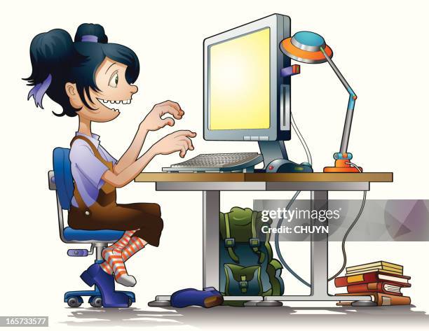 Computertraining Cartoon Computer Training Clipart