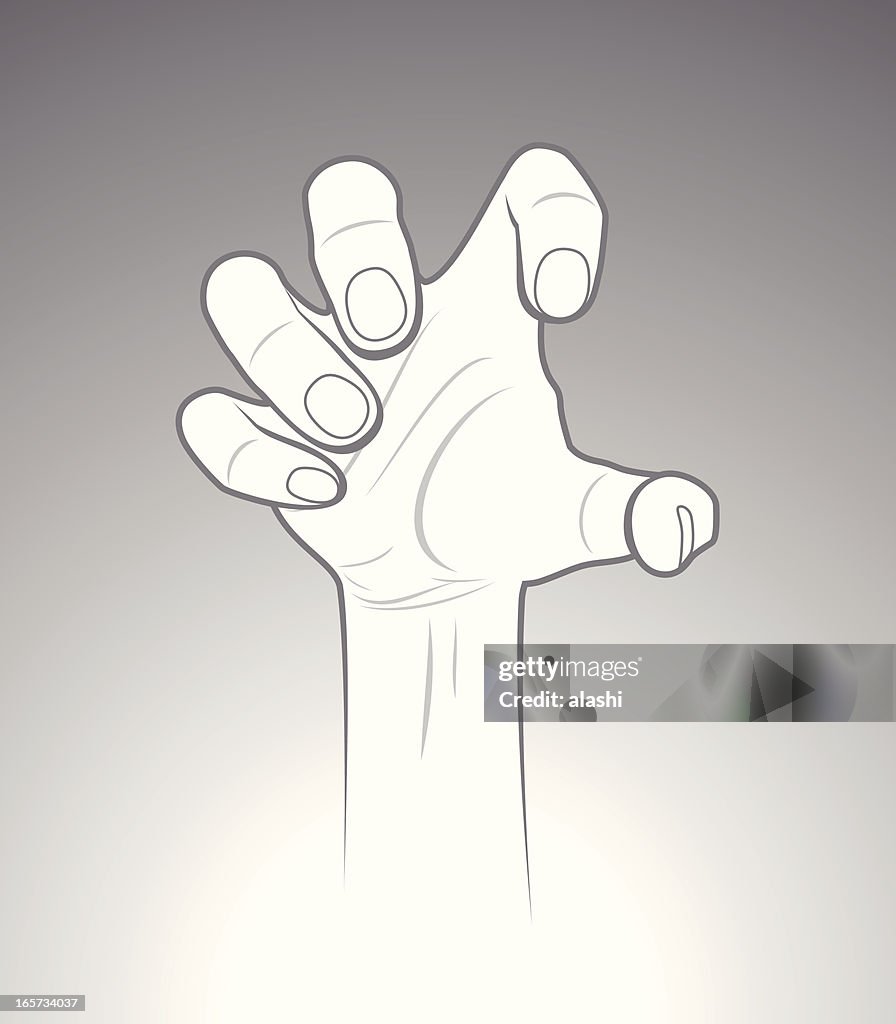 Vector Hands Grabbing