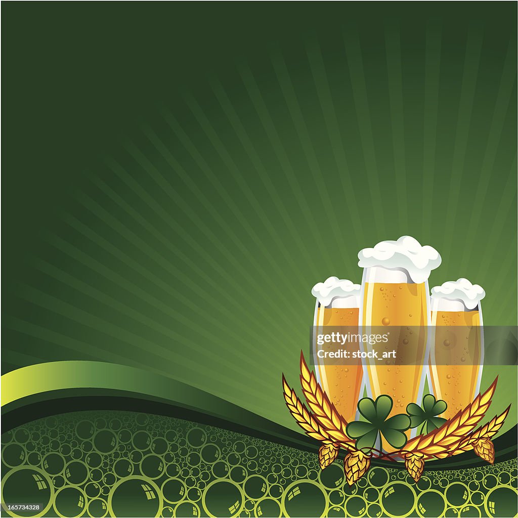 Vector beer background