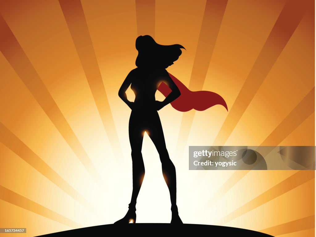 Super Heroine Silhouette part 2
