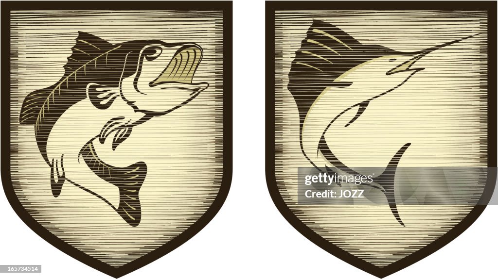 Sea wood shield
