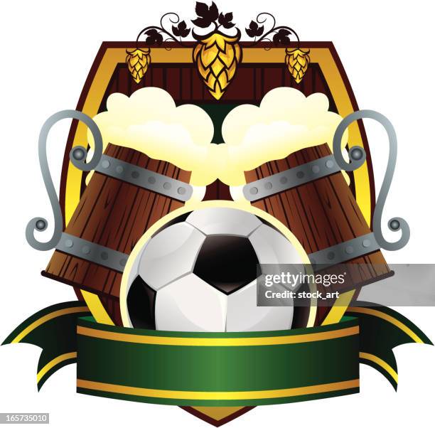 pub emblem - medieval & renaissance music stock illustrations