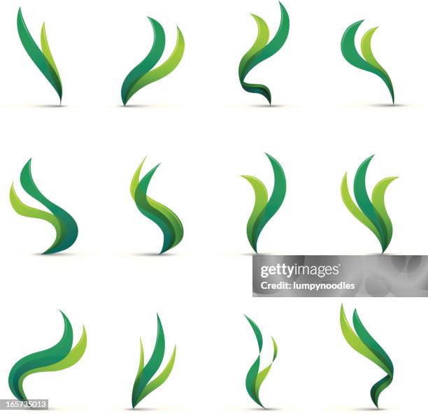 seaweed - wispy stock illustrations