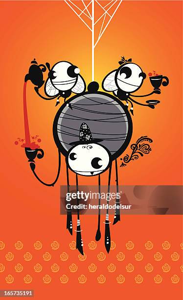 illustrations, cliparts, dessins animés et icônes de thé 24 heures sur 24 - commensalisme