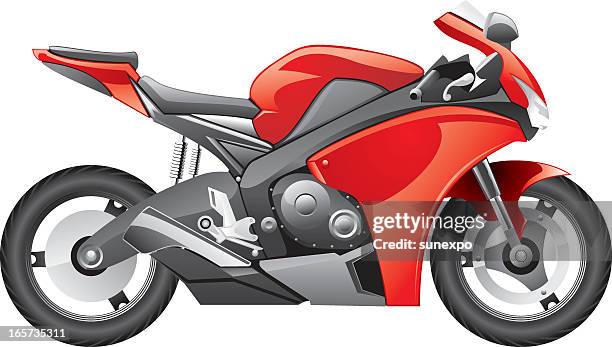 sport motorrad - motorbike racing stock-grafiken, -clipart, -cartoons und -symbole