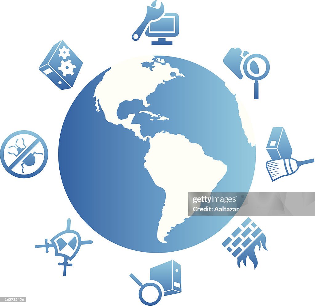World Internet Security Global Internet Security High-Res Vector Graphic - Getty Images