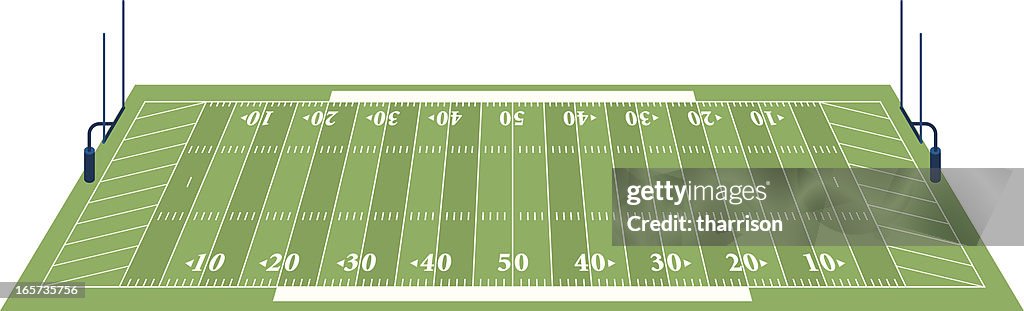 Foot Field Visual Football Field 3d High-Res Vector Graphic - Getty Images