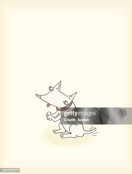 doggy begging - dog begging stock illustrations