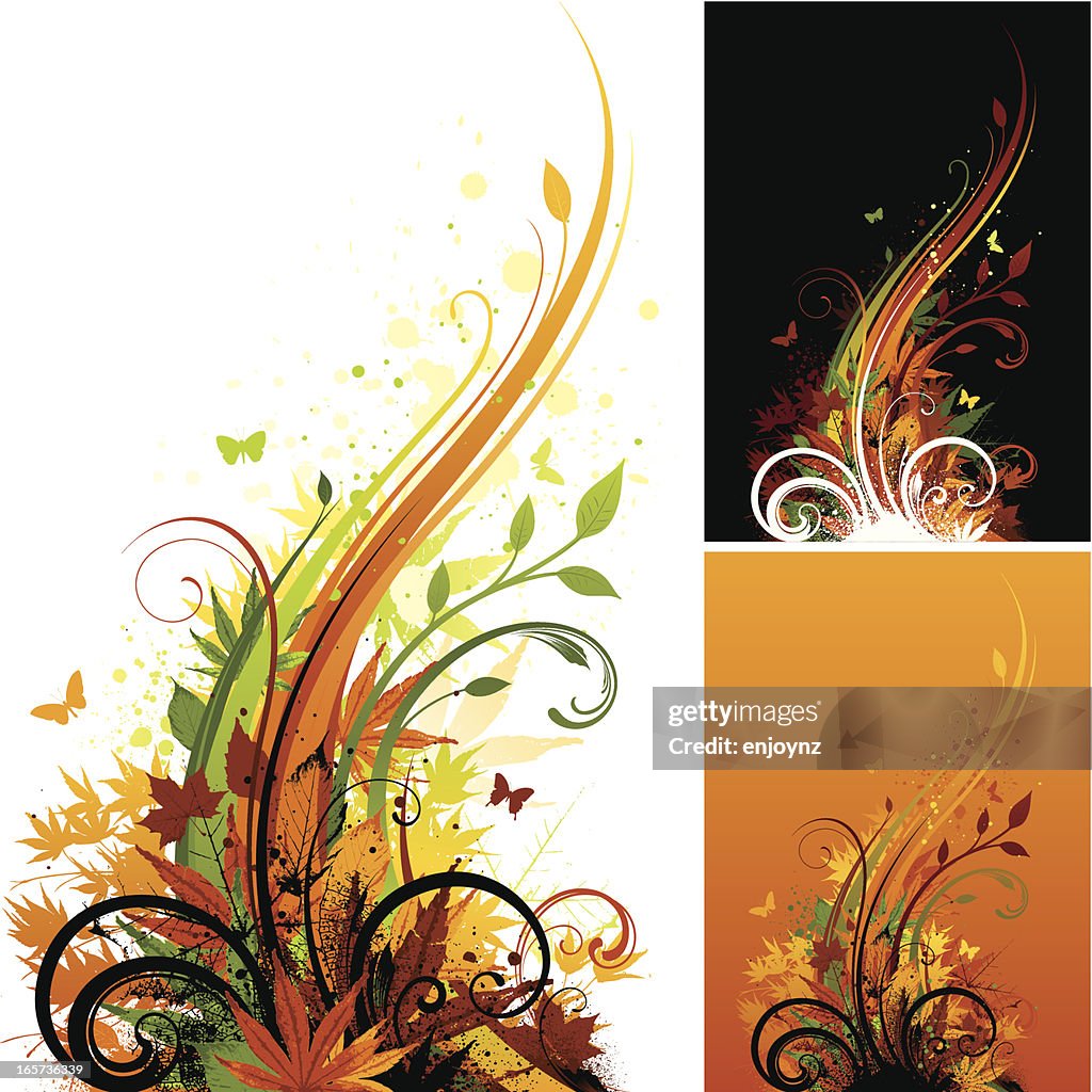 Autumn motif designs