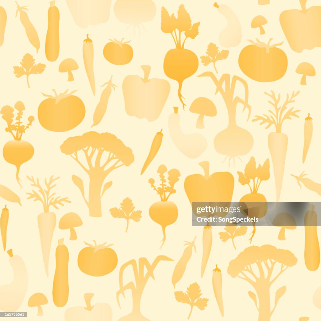 Vegetables Seamless Pattern