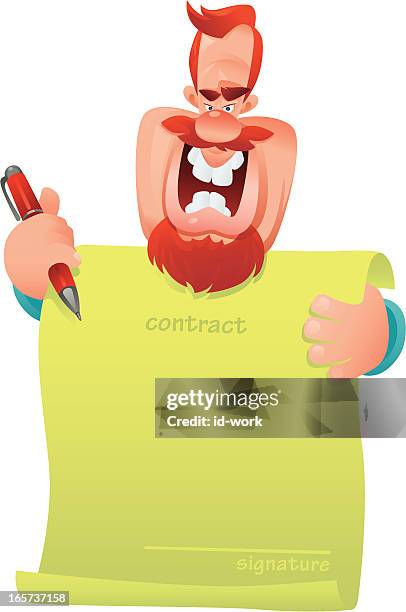 Signing Legal Documents Cartoon Photos and Premium High Res Pictures ...