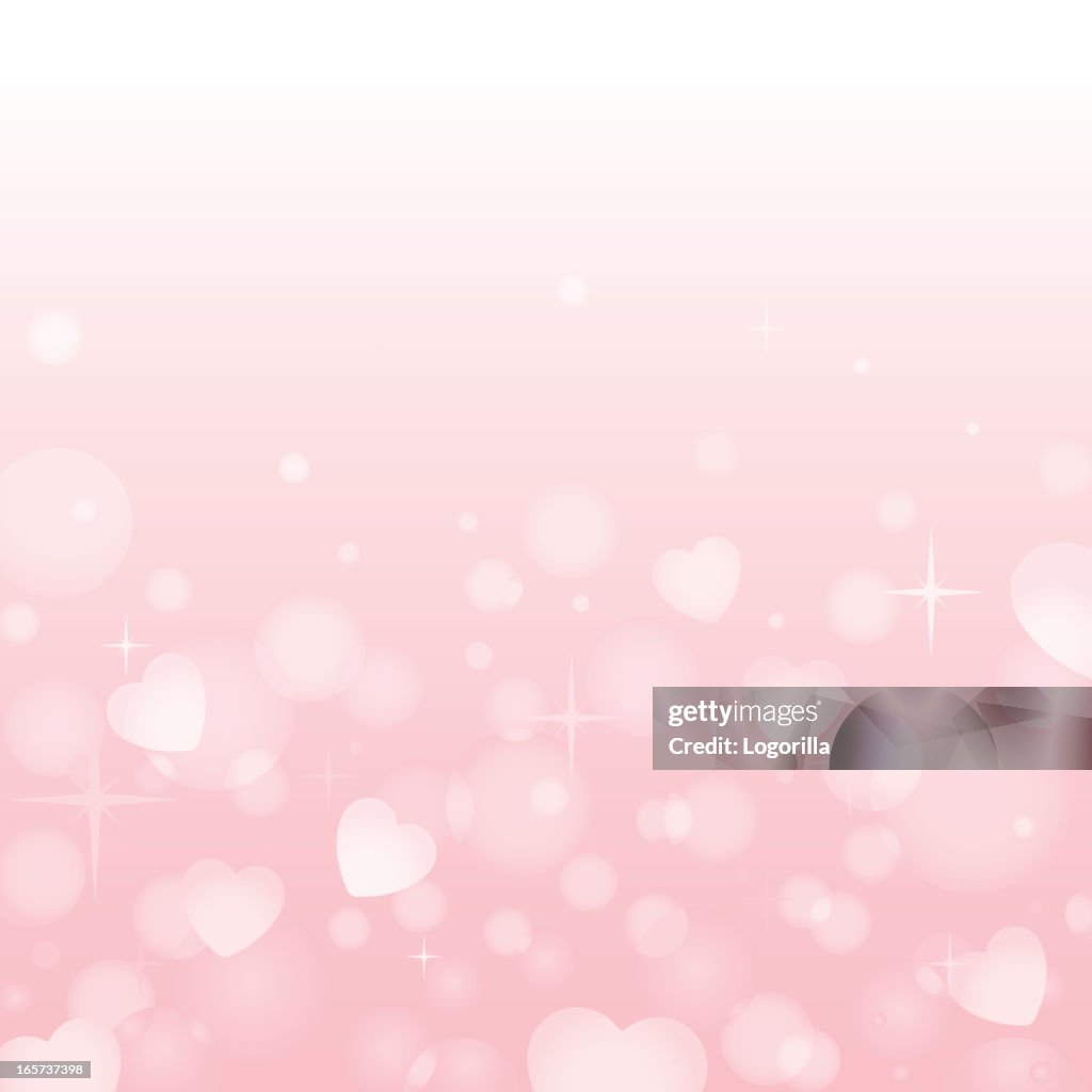 Pink heart background