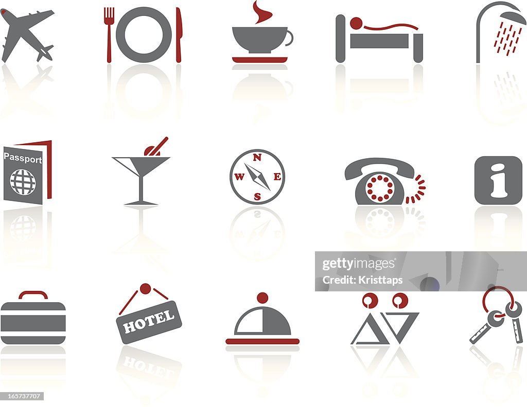 Simple icons - Traveling