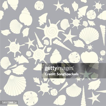 Shells Seamless Pattern Shells Seamless Pattern