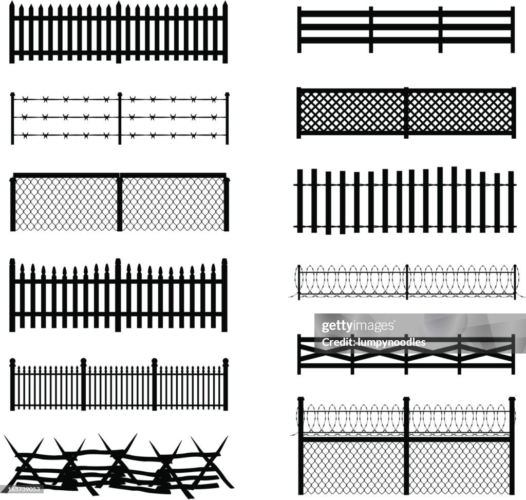 Fence Silhouettes