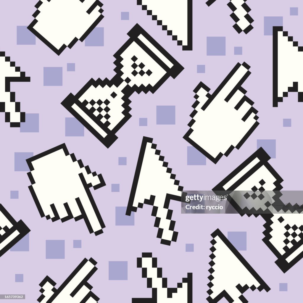 Pointer Design Patterns Pointer Seamless Pattern High-Res Vector Graphic - Getty Images