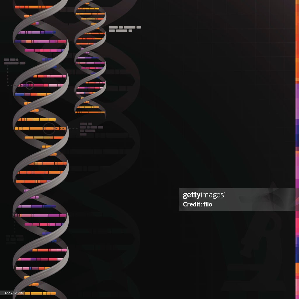 DNA Genetics Science Background