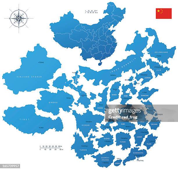 china, provinces and regions - beijing map stock illustrations