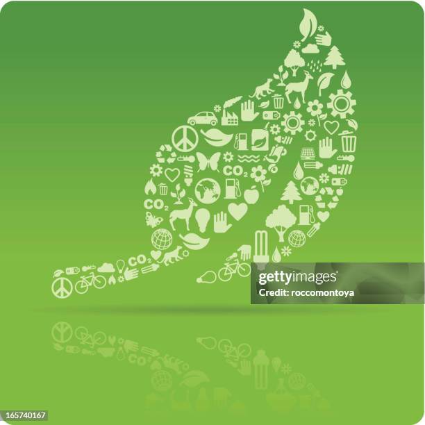 vector, environment leaf - halogen light stock illustrations
