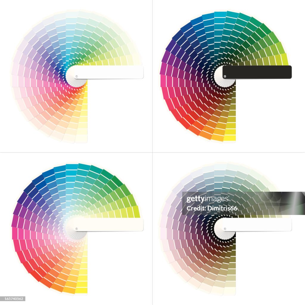 Color Goal Vector Chart Color Charts High-Res Vector Graphic - Getty Images