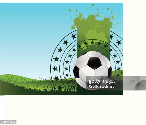 soccer background - empty stadium stock illustrations